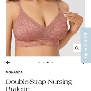 XL Momanda Lacy Nursing Bralette